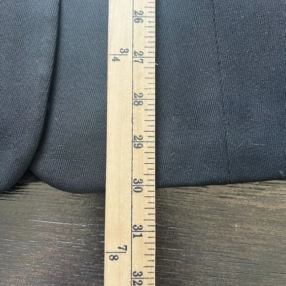 Ralph Lauren LRL Women's Black 100% Wool Blazer Size 6 Lined - Picture 14 of 15